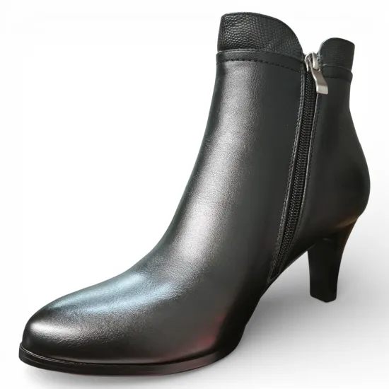 Botín Mujer Aurora Negro Elegante Bonny Franco - Imagen 4