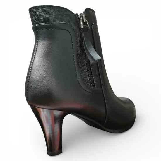 Botín Mujer Aurora Negro Elegante Bonny Franco - Imagen 7