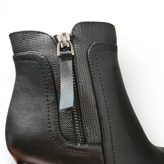 Botín Mujer Aurora Negro Elegante Bonny Franco - Imagen 8