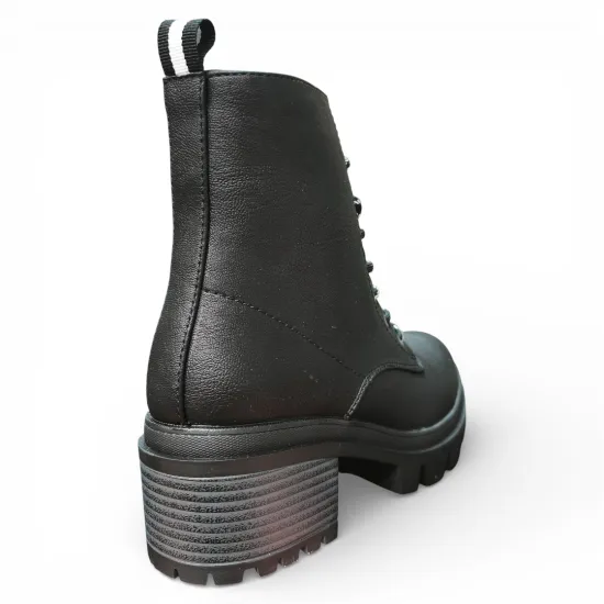 Botín Mujer Urban Chunky Noir Plataforma Bonny Franco - Imagen 4