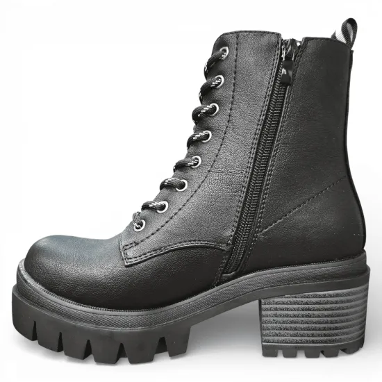 Botín Mujer Urban Chunky Noir Plataforma Bonny Franco - Imagen 13