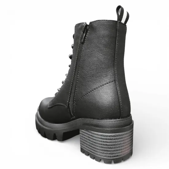 Botín Mujer Urban Chunky Noir Plataforma Bonny Franco - Imagen 14