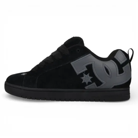 Zapatilla Hombre Court Graffik Black Grey DC - Imagen 7