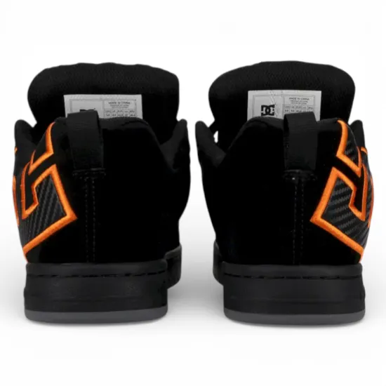 Zapatilla Hombre Court Graffik Black Orange DC - Imagen 8