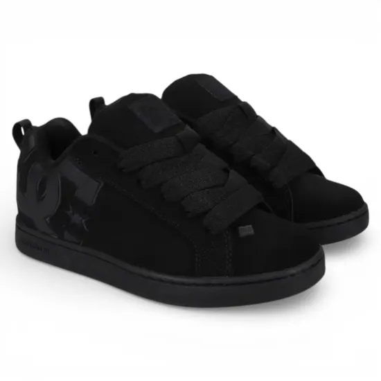 Zapatilla Mujer Court Graffik Black DC - Imagen 3