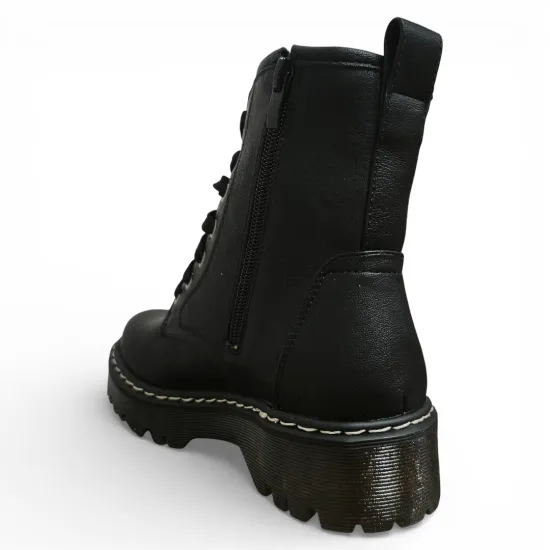 Botín Mujer Renata Negro Plataforma Bonny Franco - Imagen 7