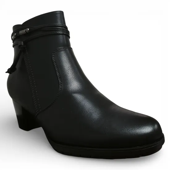 Botín Mujer Valeria Negro Bonny Franco - Imagen 2