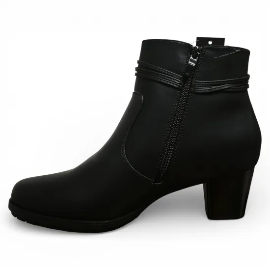 Botín Mujer Valeria Negro Bonny Franco - Imagen 5