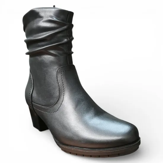 Botín Mujer Isabella Negro Clásico Bonny Franco - Imagen 2