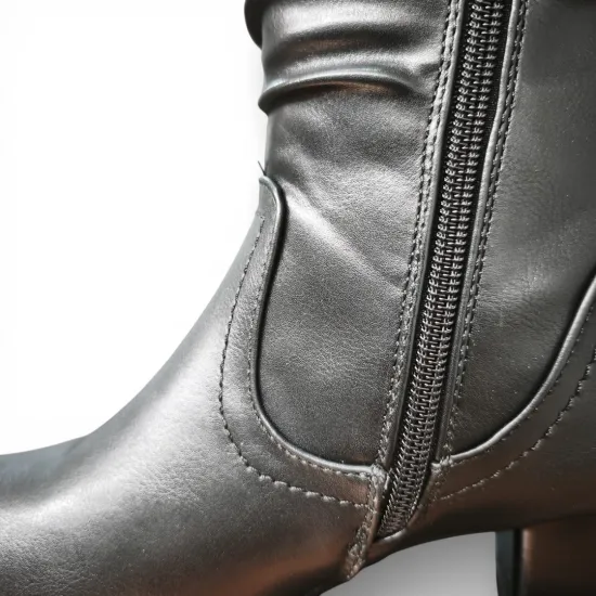 Botín Mujer Isabella Negro Clásico Bonny Franco - Imagen 7