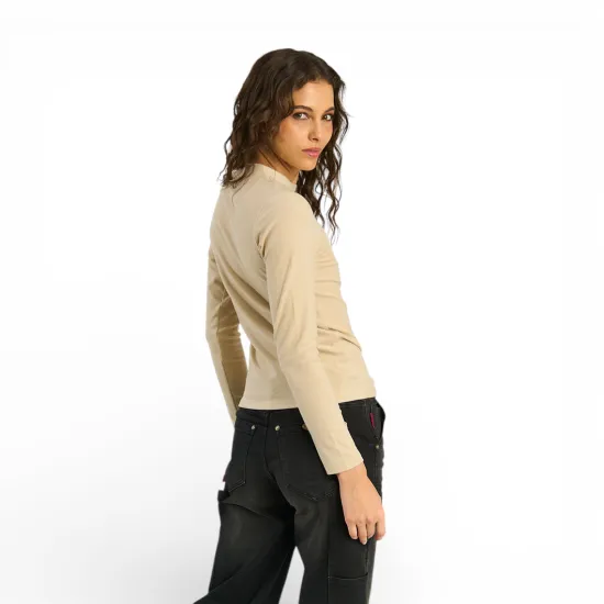 Polera Mujer Timeless Manga Larga Medio Cuello Ellus - Imagen 3