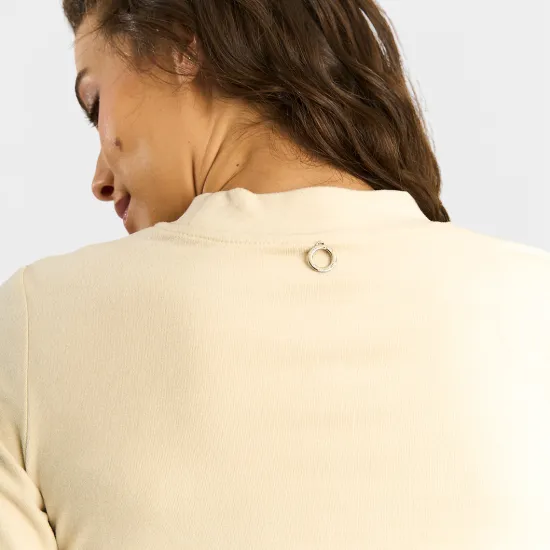 Polera Mujer Timeless Manga Larga Medio Cuello Ellus - Imagen 4