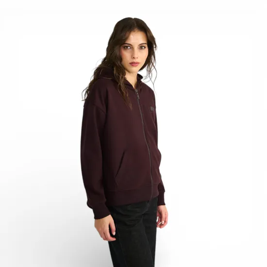 Polerón Mujer Young Lovers Loose Fit Morado Ellus - Imagen 2