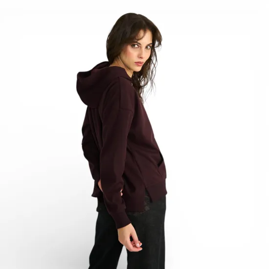 Polerón Mujer Young Lovers Loose Fit Morado Ellus - Imagen 3