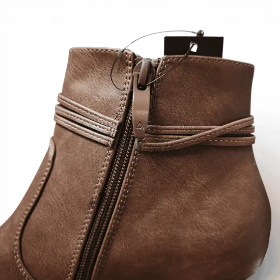 Botín Mujer Aurora Camel Confort Bonny Franco - Imagen 8