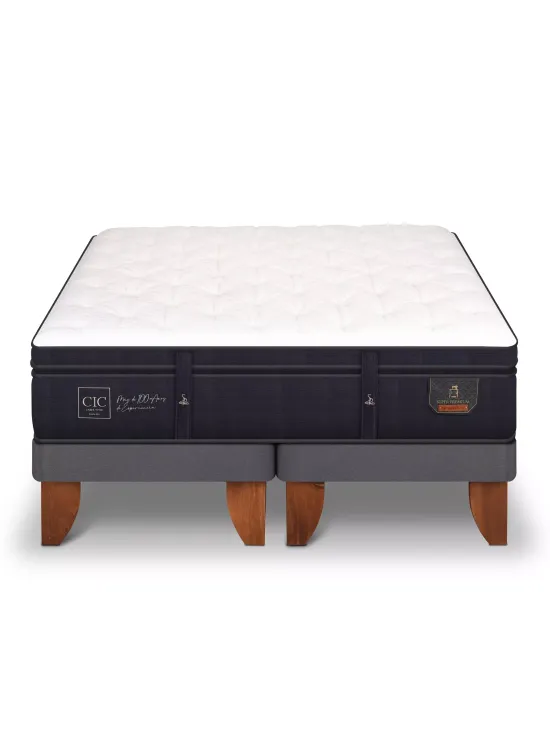 Cama Europea Super Premium 2 Plazas Base Dividida - Imagen 3