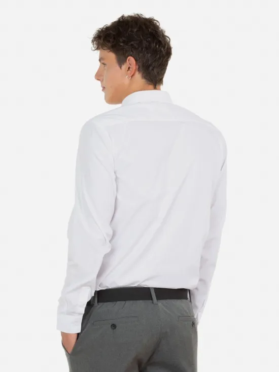 Camisa Juvenil Escolar Essential Blanco Maui - Imagen 3