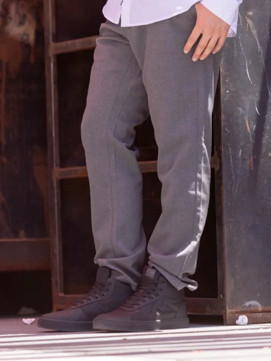 Pantalon Escolar Juvenil Royal Gris Maui - Imagen 4