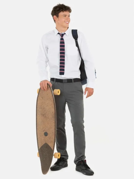 Pantalon Escolar Juvenil Royal Gris Maui - Imagen 6