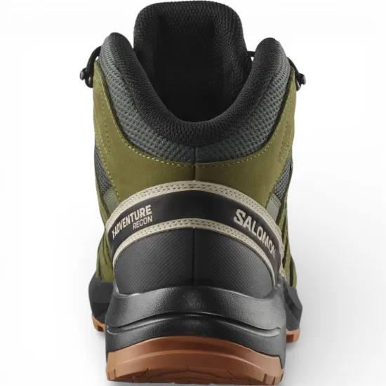 Zapatilla Trekking Hombre X Adventure Recon Mid GTX Verde Salomon - Imagen 4