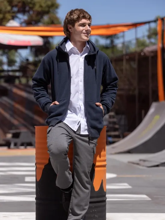 Poleron Escolar Micropolar Peak Azul Maui - Imagen 7