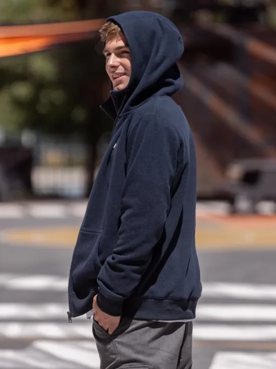 Poleron Escolar Micropolar Peak Azul Maui - Imagen 8