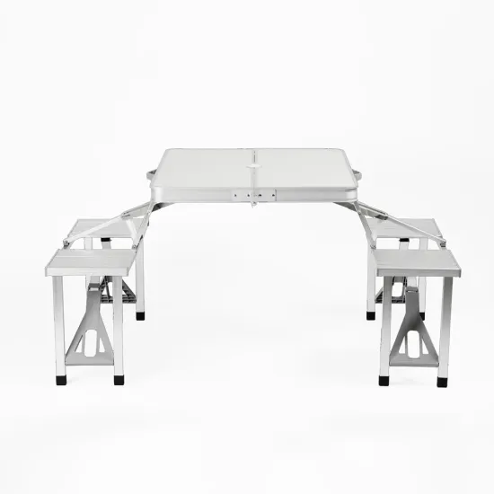 Mesa De Aluminio Plegable Dyne 4 Personas Camping Doite - Imagen 2