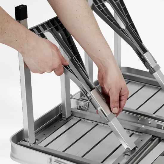 Mesa De Aluminio Plegable Dyne 4 Personas Camping Doite - Imagen 3