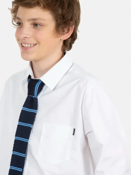 Camisa Juvenil Escolar Opal Blanco Maui - Imagen 3