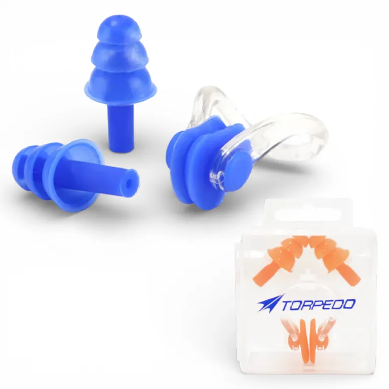 Set Tapón de Oído y Clip Nasal Splash Torpedo Naranja