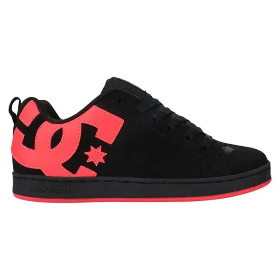 Zapatilla Mujer Court Graffik Black Red DC