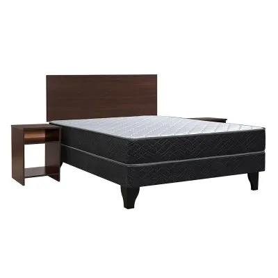 Cama Europea Cadiz 2 Plazas Base Normal + Set Cadiz Celta
