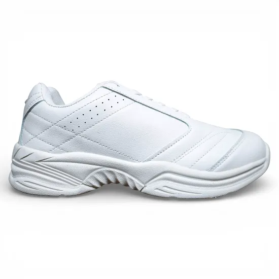 Zapatilla Mujer Escolar Blanca Plataforma Colegio New Walk