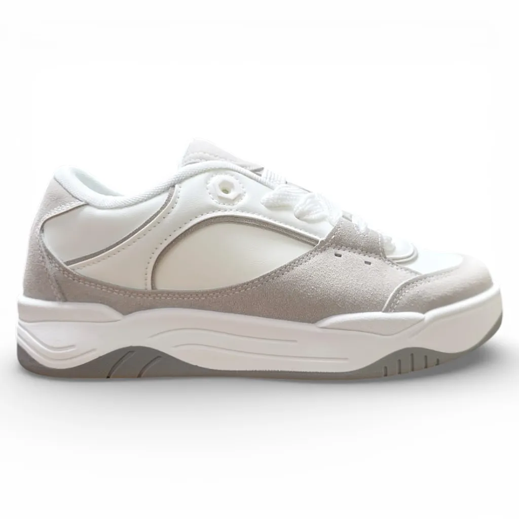 Zapatilla Urbana Mujer White Soft Balance New Walk