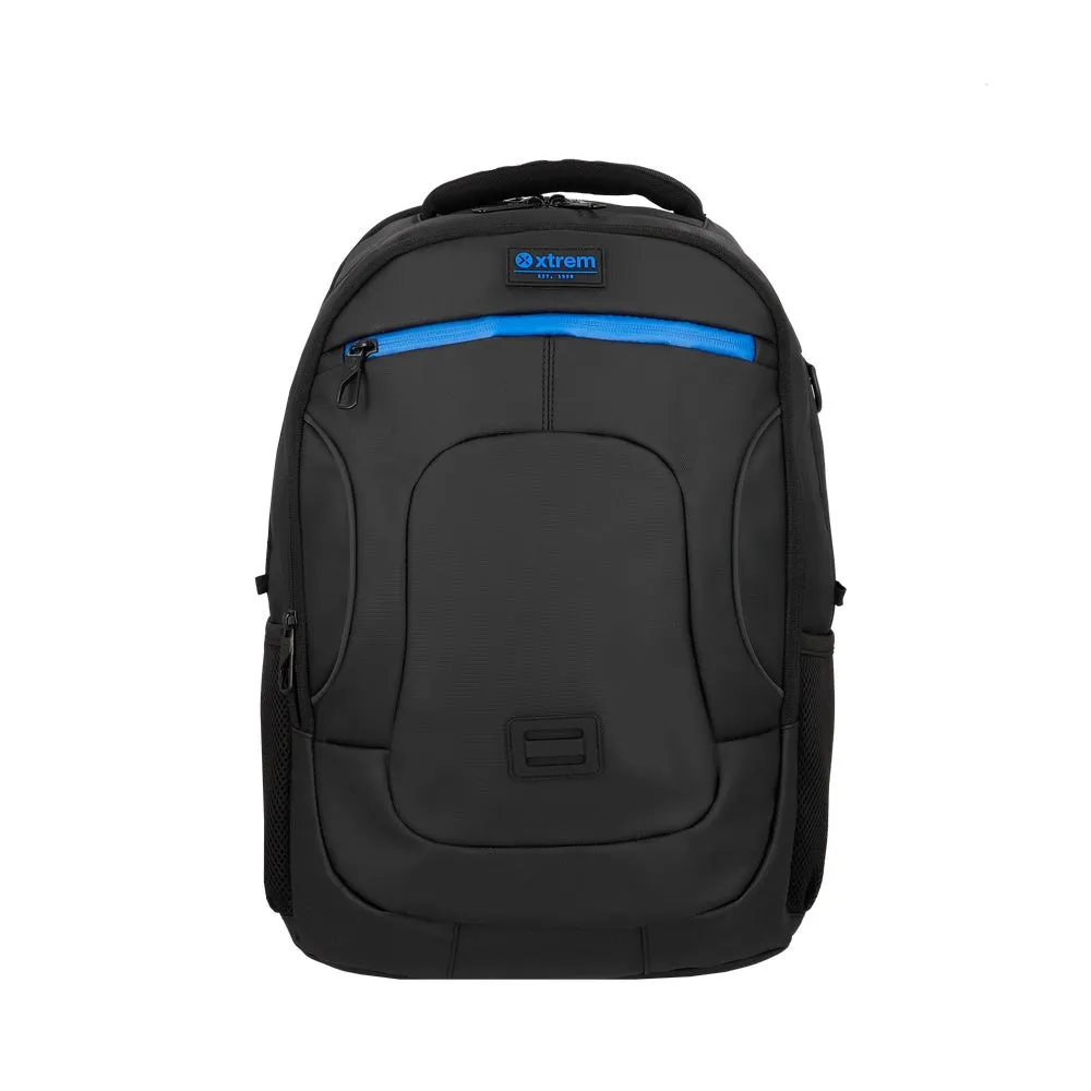 Mochila 16″ Gamma negra-azul Xtrem