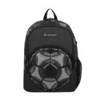Mochila escolar Logan Fútbol Negra Xtrem
