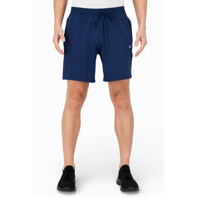 Short Deportivo Hombre Azul Marino Training Fit Drawstring Reebok