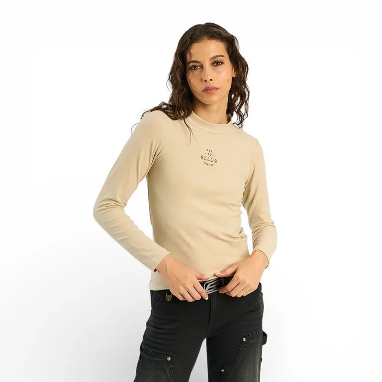 Polera Mujer Timeless Manga Larga Medio Cuello Ellus