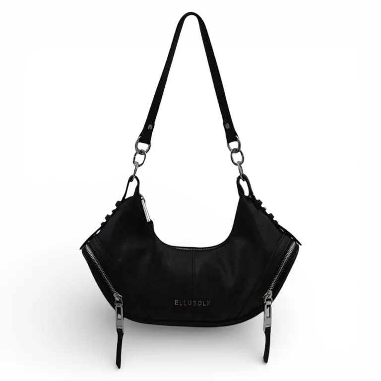 Cartera Mujer Crudo Estilo Riñonera Cierres Laterales Ellus