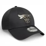Jockey Chicago Bulls 9FORTY Metallic Carbón New Era