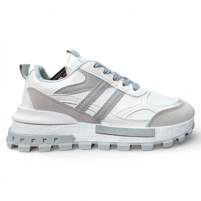 Zapatilla Urbana Mujer Camila Chunky Blanco New Walk