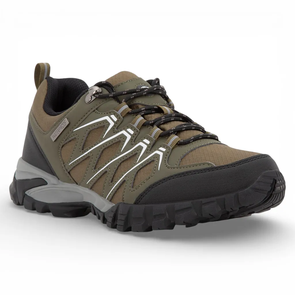 Zapato Hombre Villarrica Olivo Waterproof G-Grip Guante