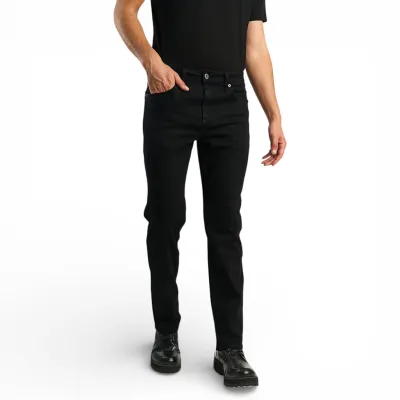 Jeans Hombre Straight Black Ellus