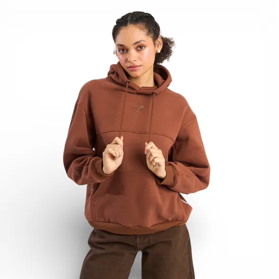 Polerón Mujer Hoodie Loose Fit Café Il Gioco