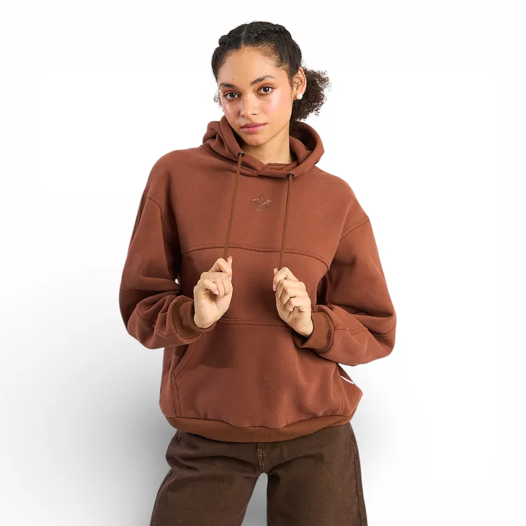 Polerón Mujer Hoodie Loose Fit Café Il Gioco