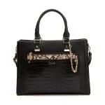 Cartera Estampado Negro Gacel