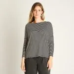 Polera Camel a Rayas Manga Larga Ldp