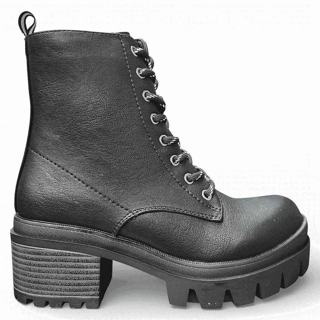 Botín Mujer Urban Chunky Noir Plataforma Bonny Franco