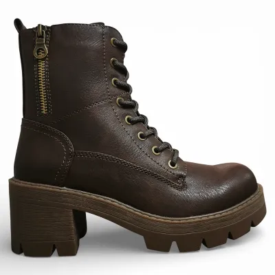 Botín Mujer Aitana Café Plataforma Bonny Franco