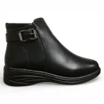 Botín Mujer Negro Confort Hebilla 401-0468 Bonny Franco